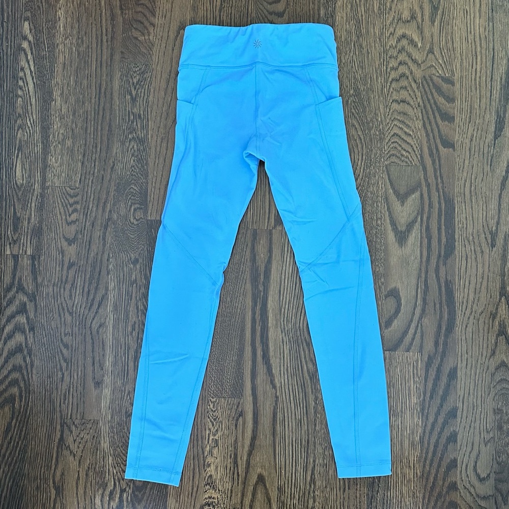 Athleta Girl High Rise Stash Your Treasures Tight, Mist Blue, Size M (8-10)